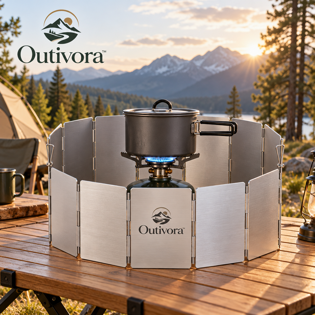 Outivora™ Portable Camping Windshield
