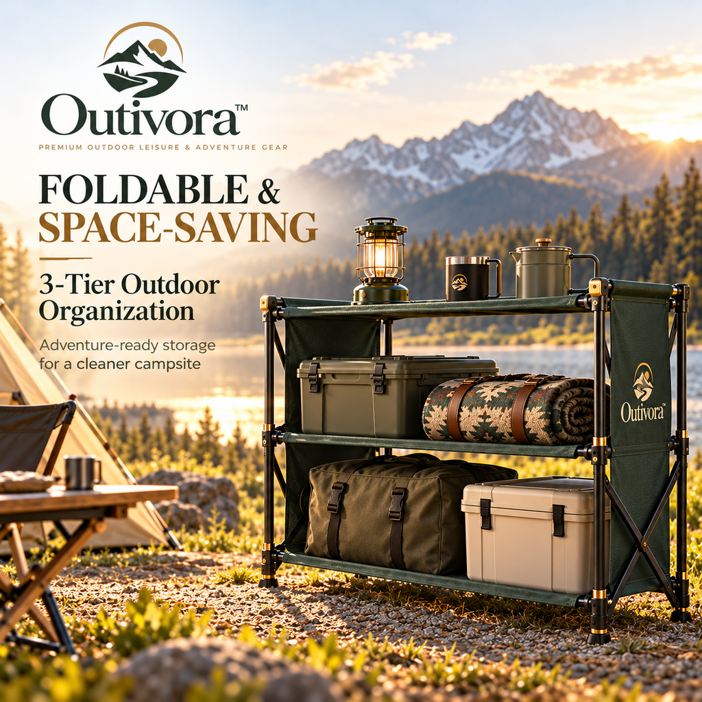 Outivora™ Outdoor Gear Storage Shelf