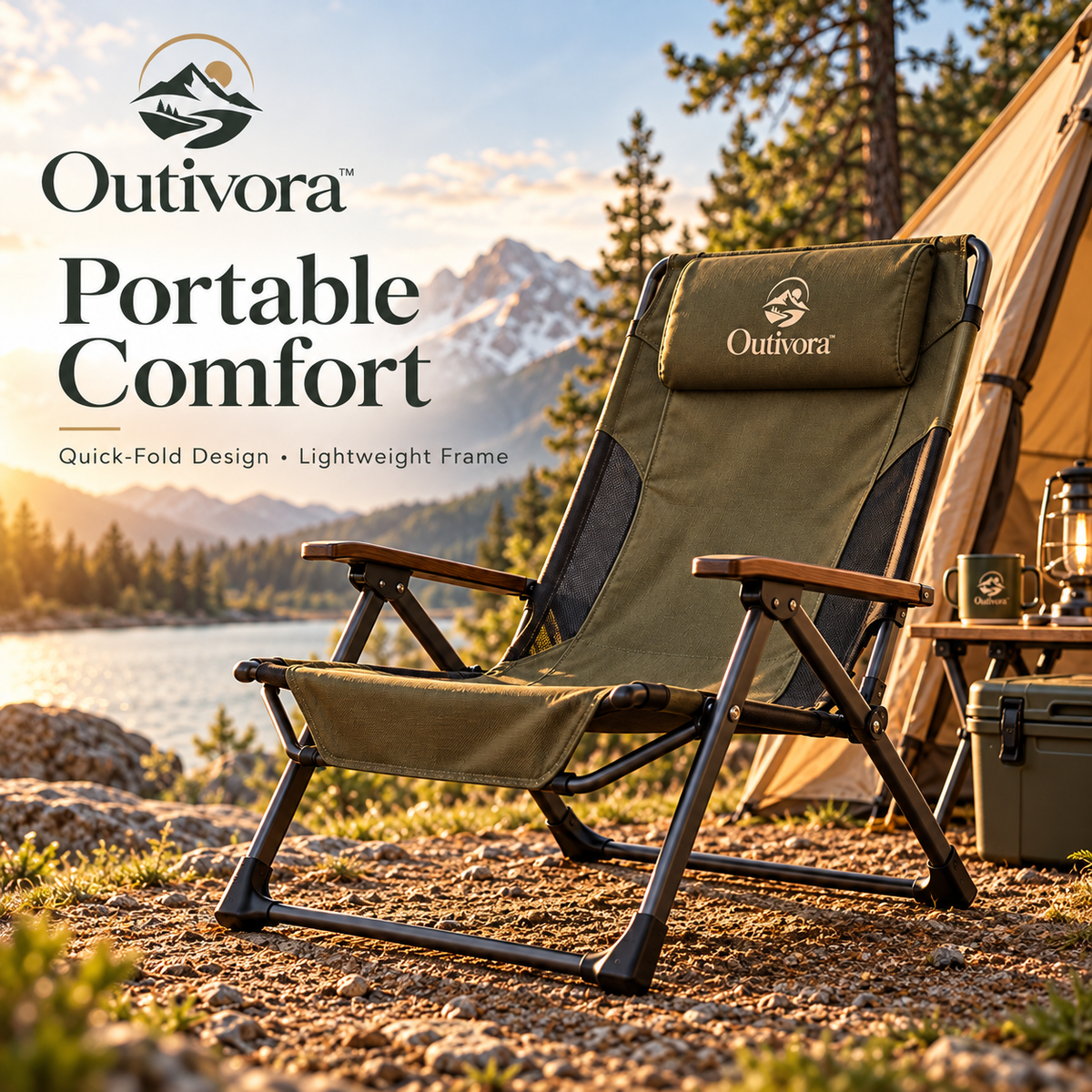 Outivora™ Foldable Outdoor Lounge Chair