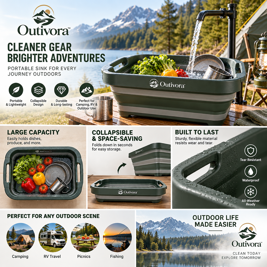 Outivora™ Collapsible Camping Sink