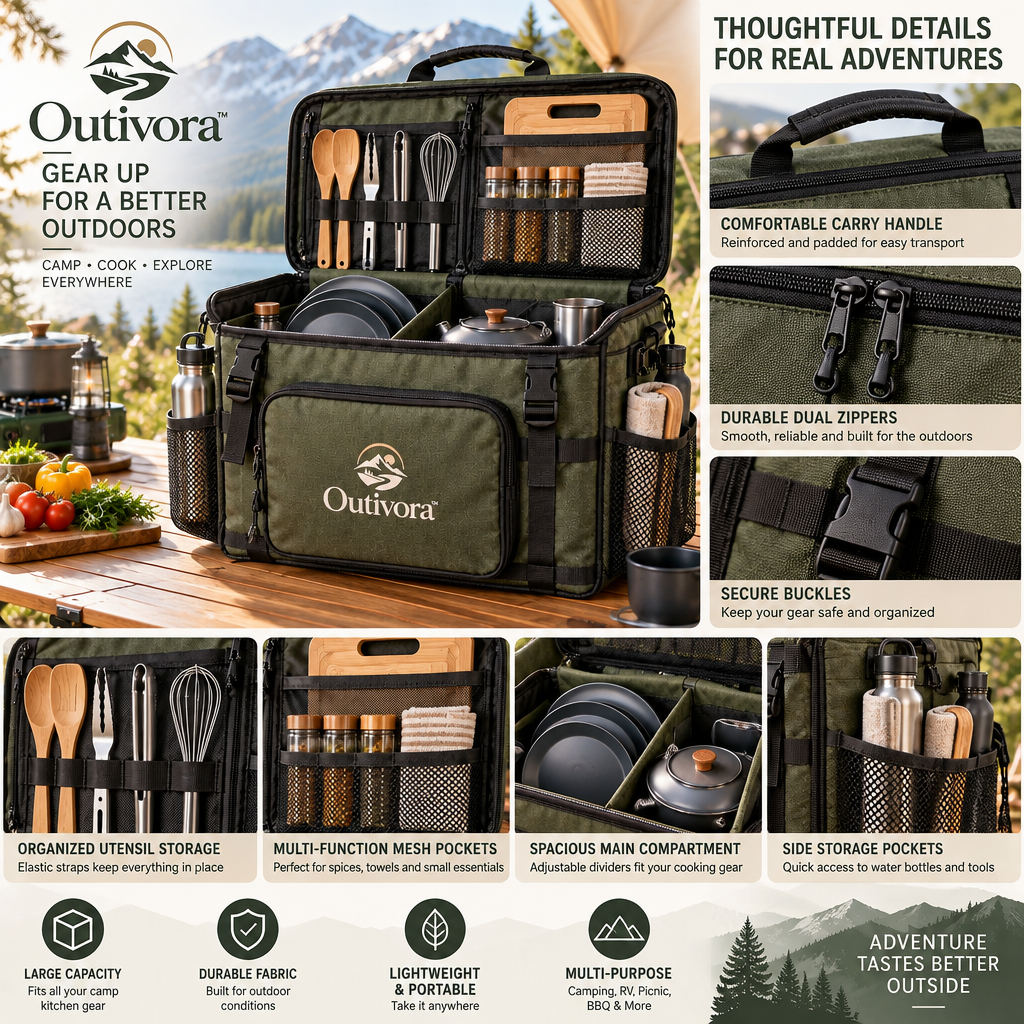 Outivora™ Portable Camping Kitchen Organizer
