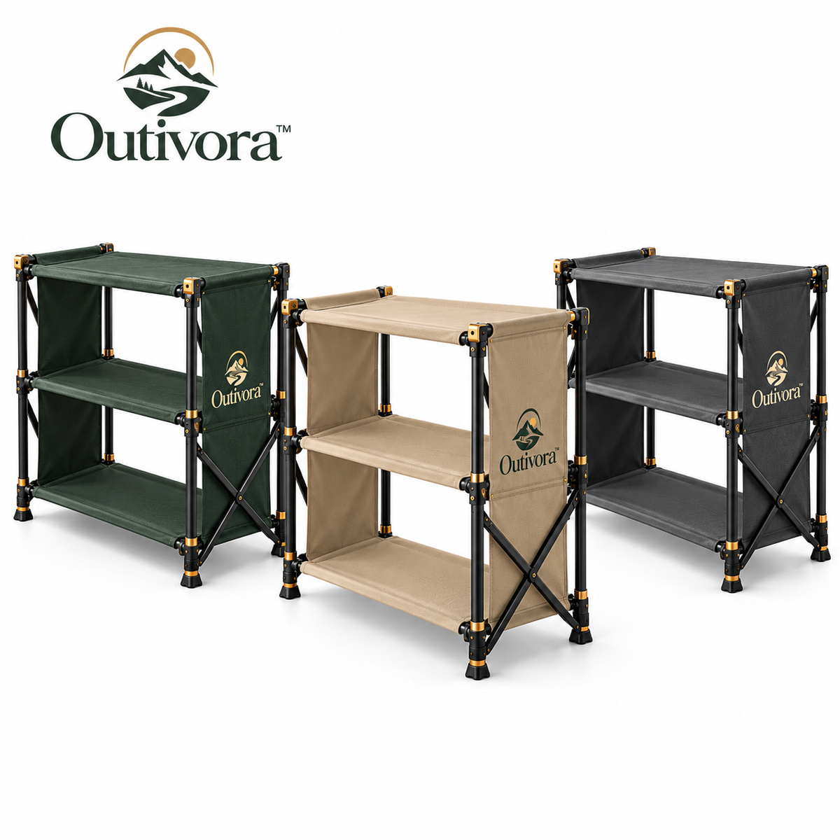 Outivora™ Outdoor Gear Storage Shelf
