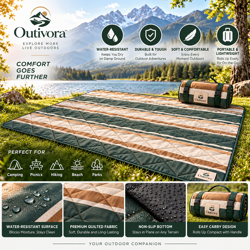 Outivora™ Insulated Outdoor Picnic Blanket